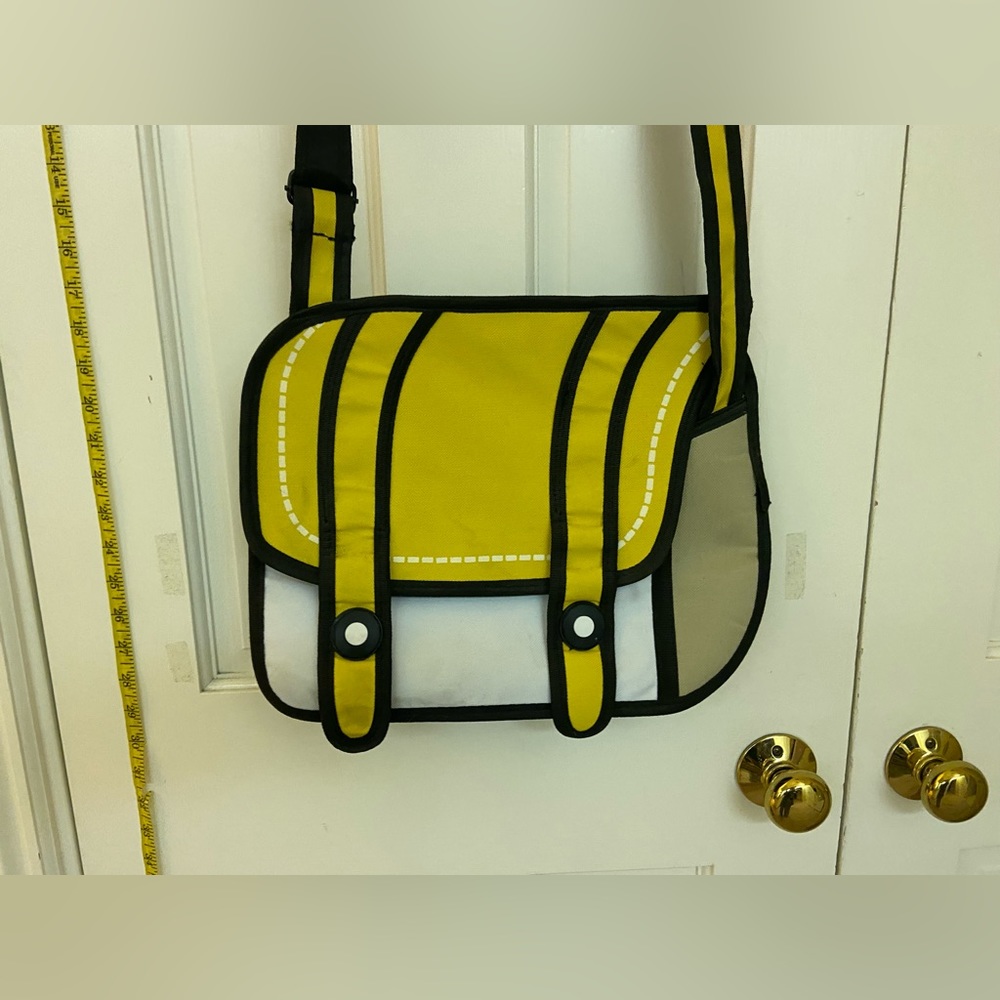 3D Super cool yellow and black handbag